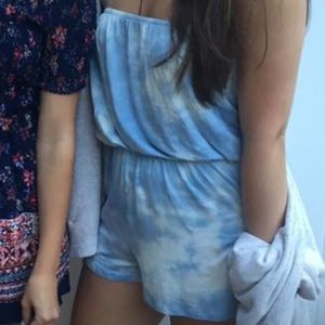 Pacsun tie dye romper